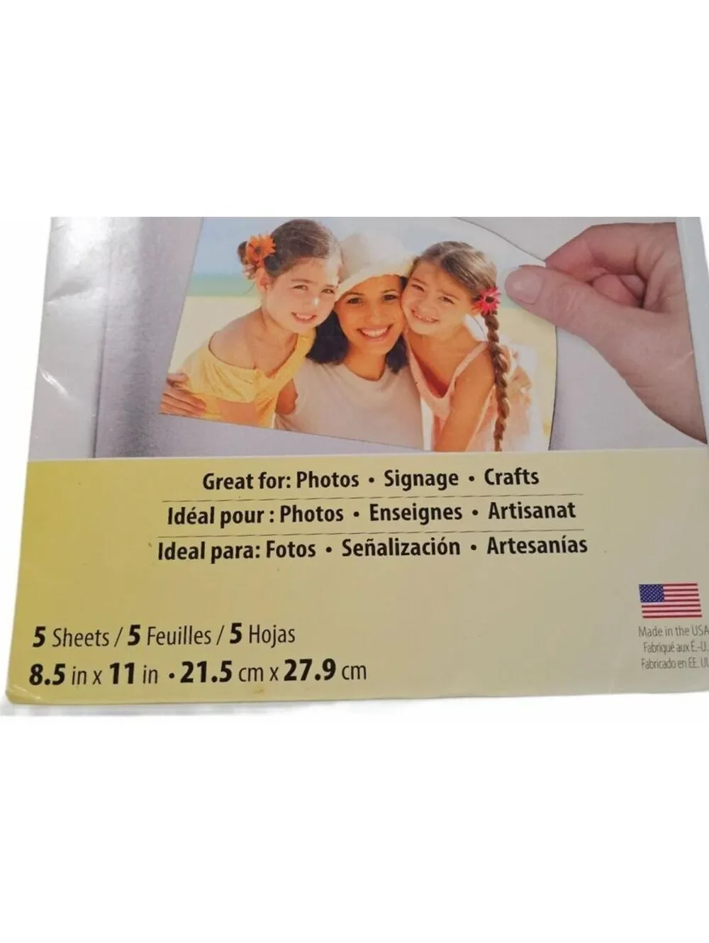 ProMAG Magnetic Photo Paper 8.5x11 - 5 Sheets Inkjet - Open Box - Scuffed Sheets